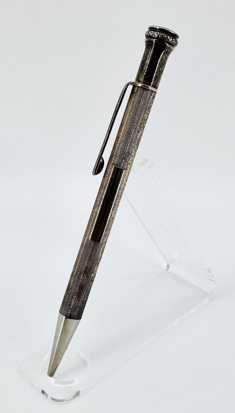 Vintage Sterling Silver Propelling Pencil – Cohen & Charles, Birmingham 1959