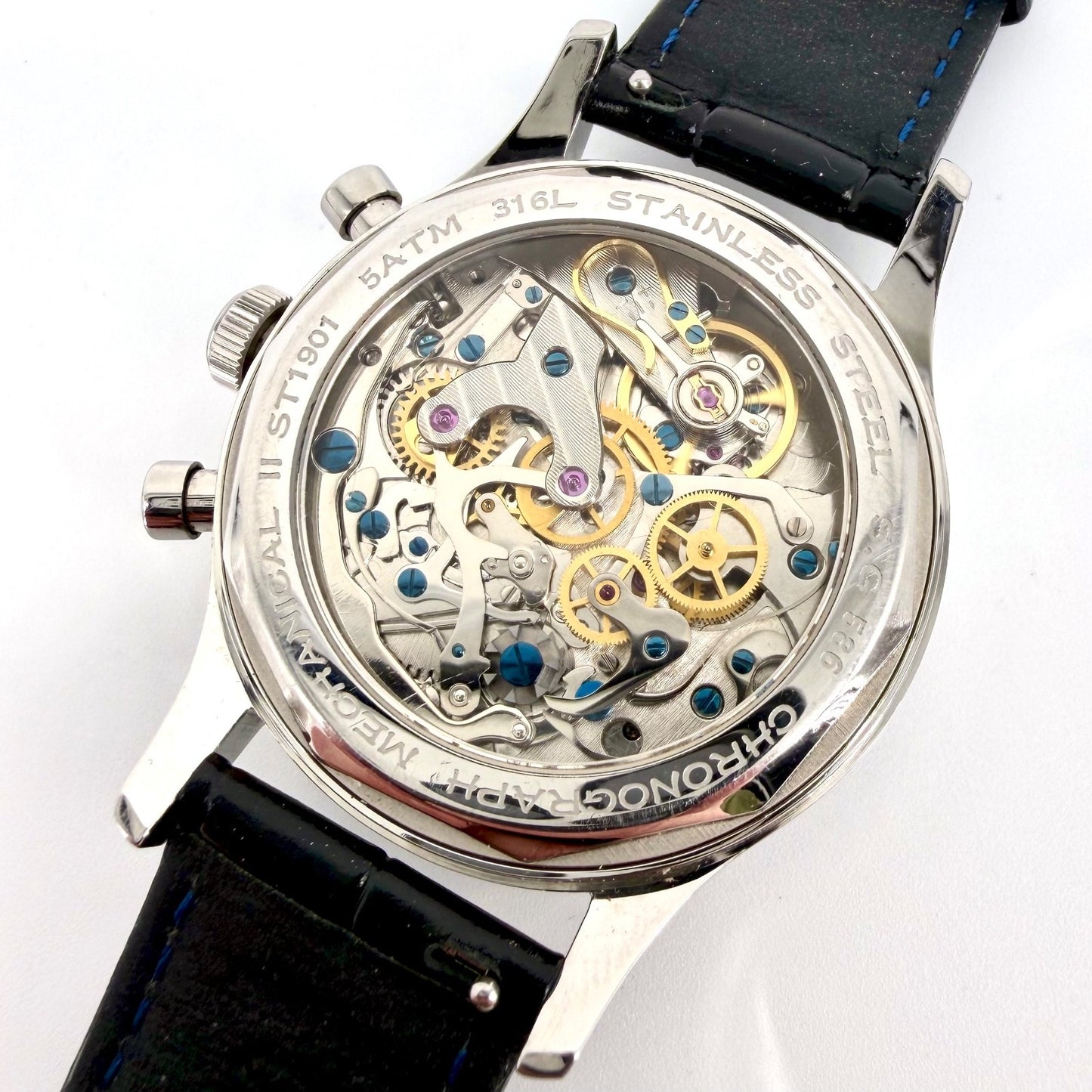 Sugess ST1901 Mechanical Chronograph Watch – Boxed – Excellent Condition