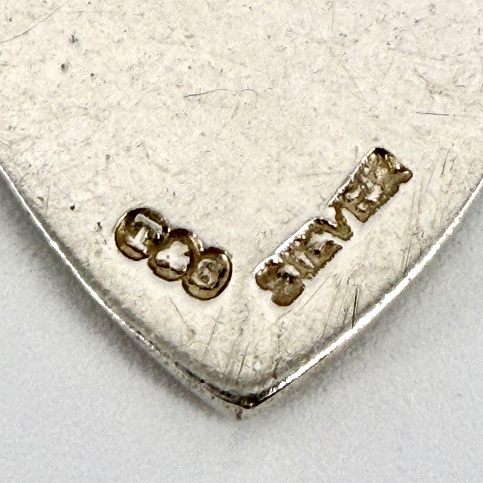 Vintage Silver Fob Medal / Shield Pendant – T & S – c. Mid 20th Century