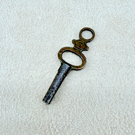 Antique Swiss Pocket Watch Winding Key – 1.7mm Square – c.19th Century