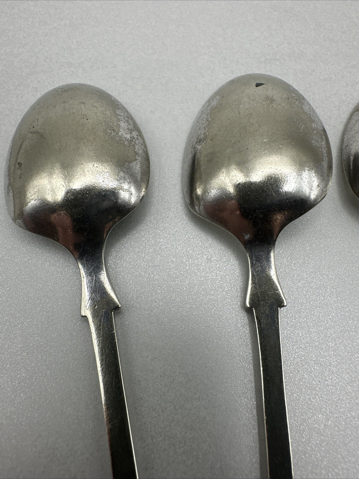 Antique Set of 4 Silver Plated Teaspoons