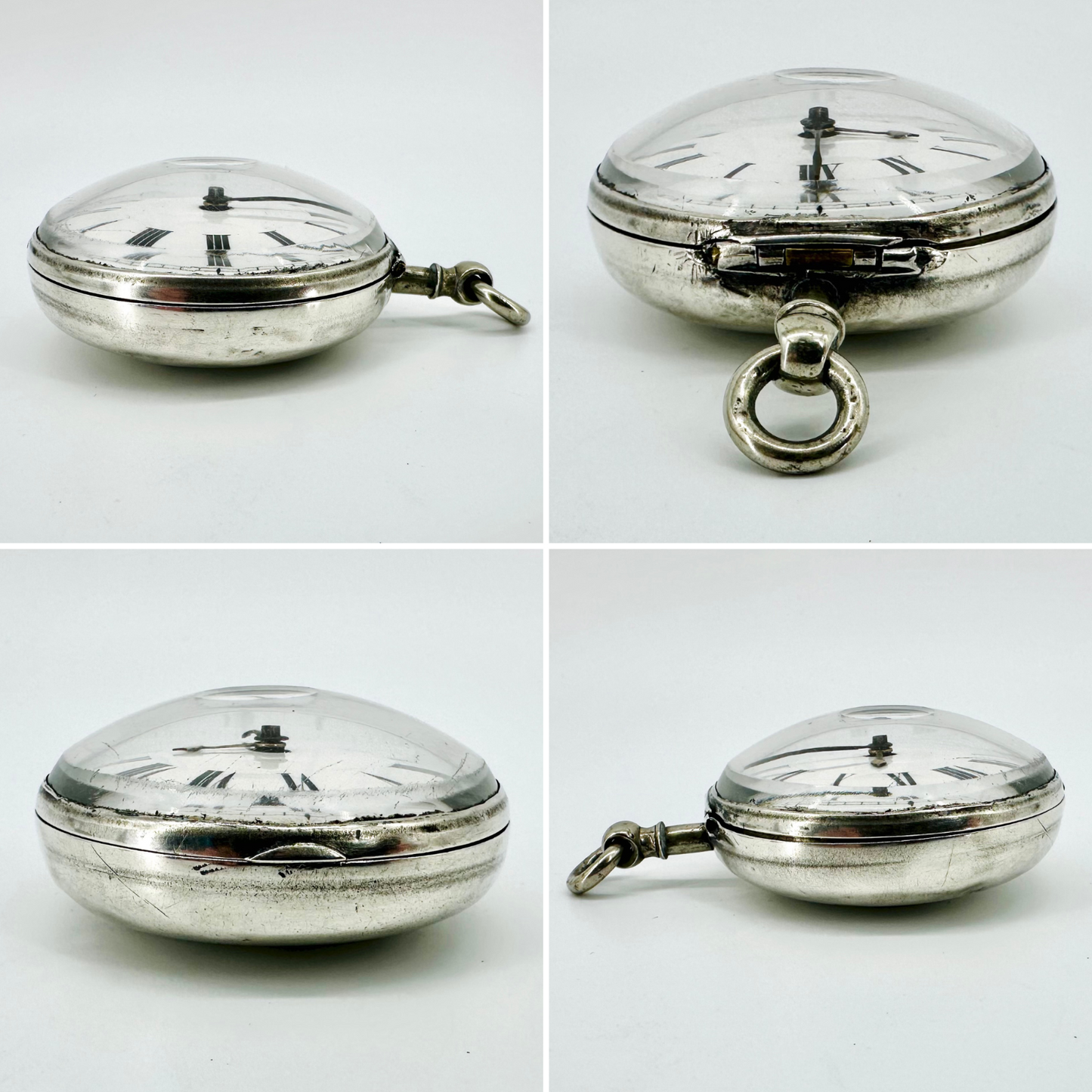 Antique Silver Pair-Cased Verge Fusee Pocket Watch – Charles Percy, London, 1801