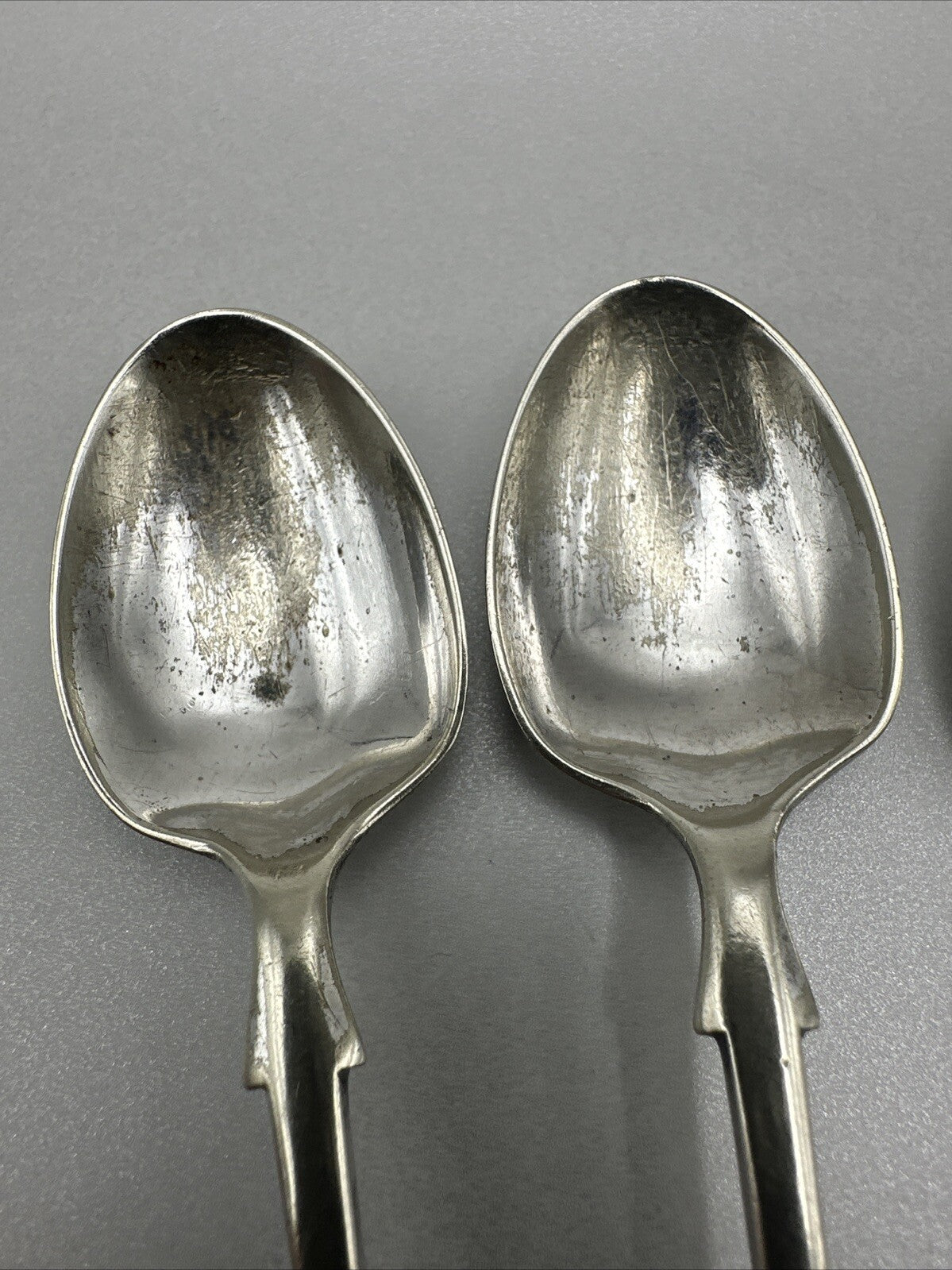Antique Set of 4 Silver Plated Teaspoons
