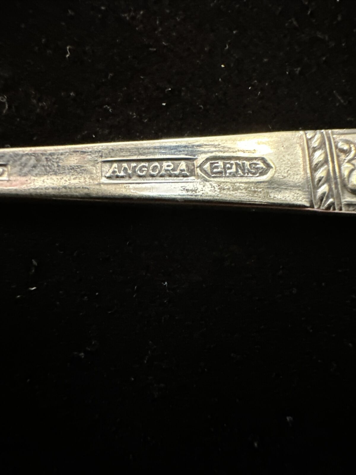 Antique Silver Plated Mustard / Salt / Condiment Spoon