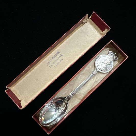 Antique King George VI Coronation 1937 Commemorative Spoon - James Walker