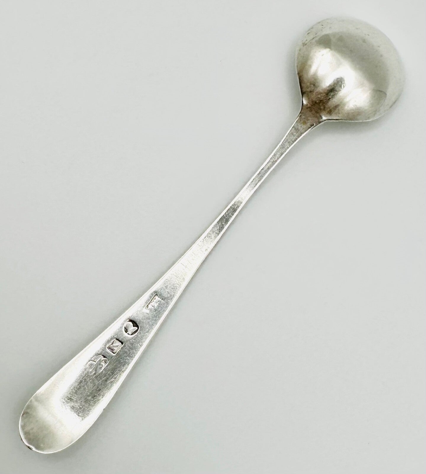 Antique Solid Silver Salt Spoon – Hallmarked London 1805