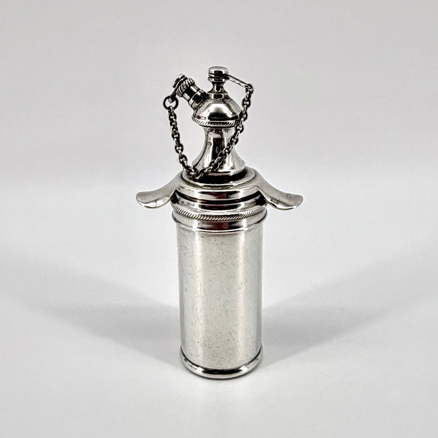 Antique Sterling Silver Scent Bottle / Atomiser – London Import 1913