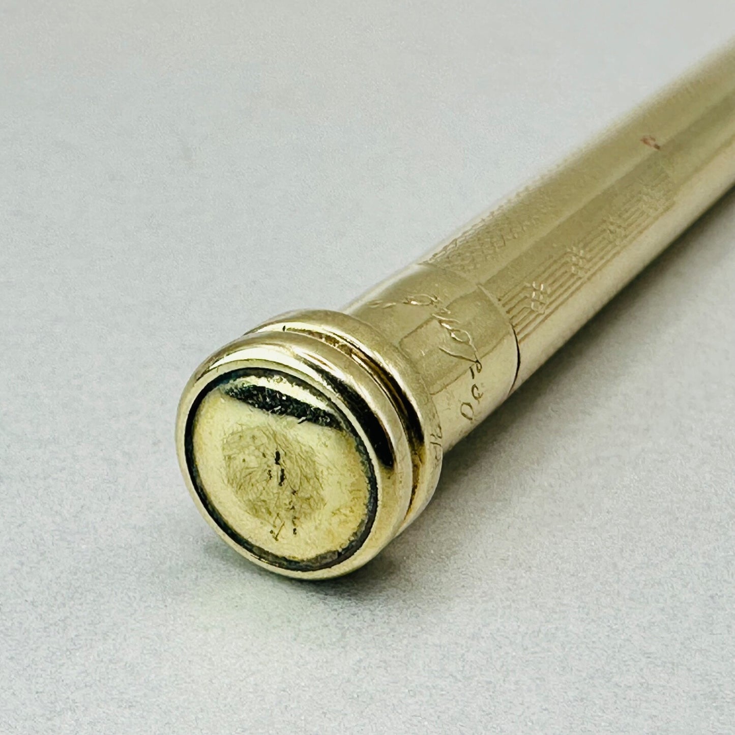Vintage Life-Long Rolled Gold Mechanical Pencil – Elegant and Functional, 128mm