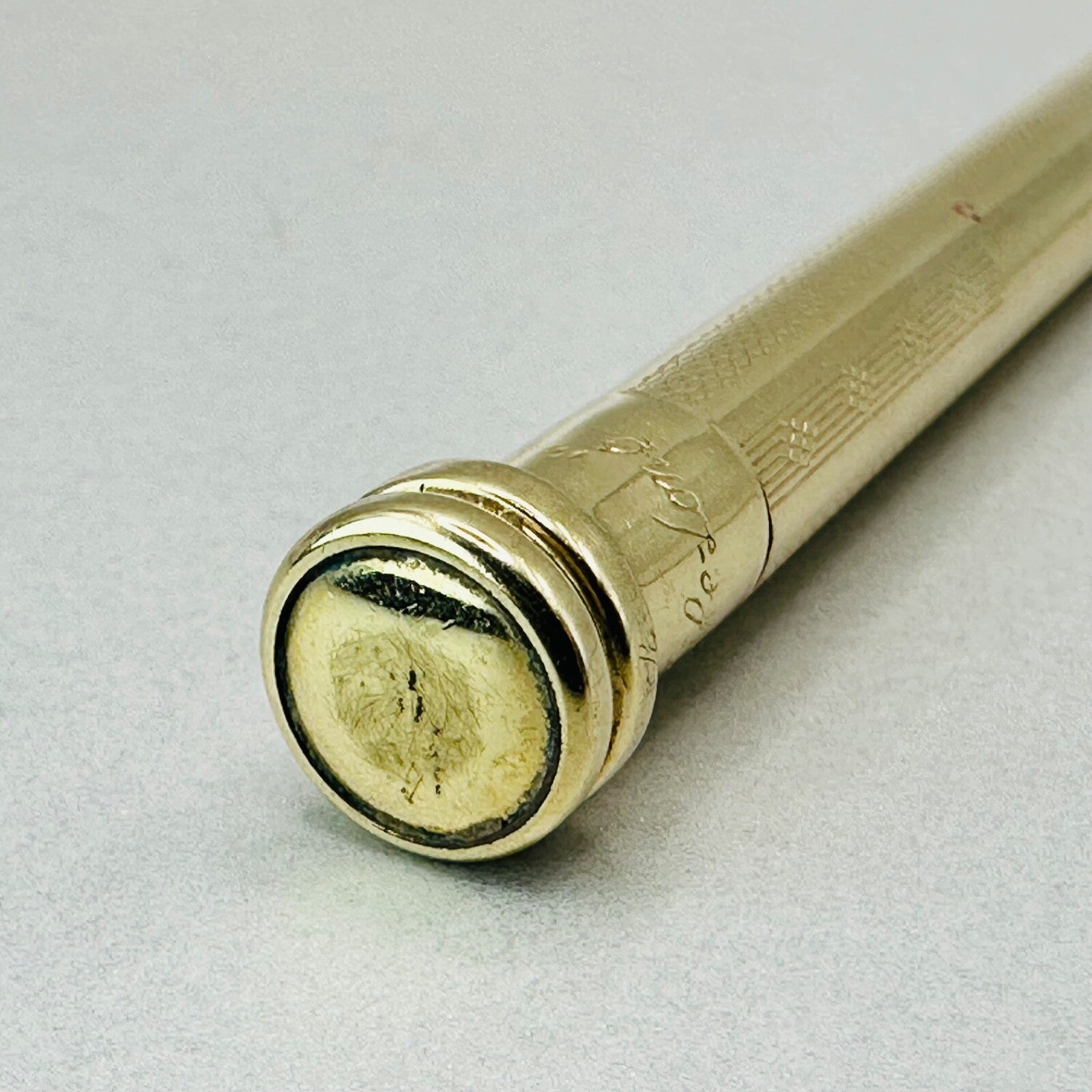 Vintage Life-Long Rolled Gold Mechanical Pencil – Elegant and Functional, 128mm