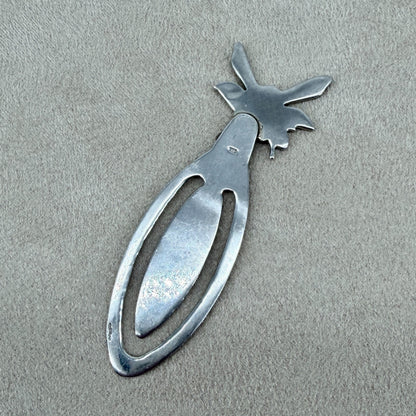 Vintage Sterling Silver Fairy Bookmark – 925