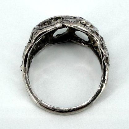Vintage Sterling Silver Ring – Albion Craft Co. London 1970 – Size L½