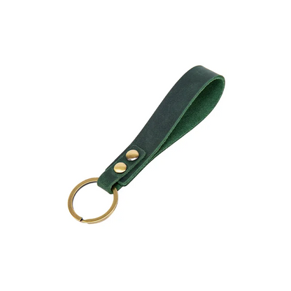 Genuine Leather Keyring Loop - 7 Colours Available