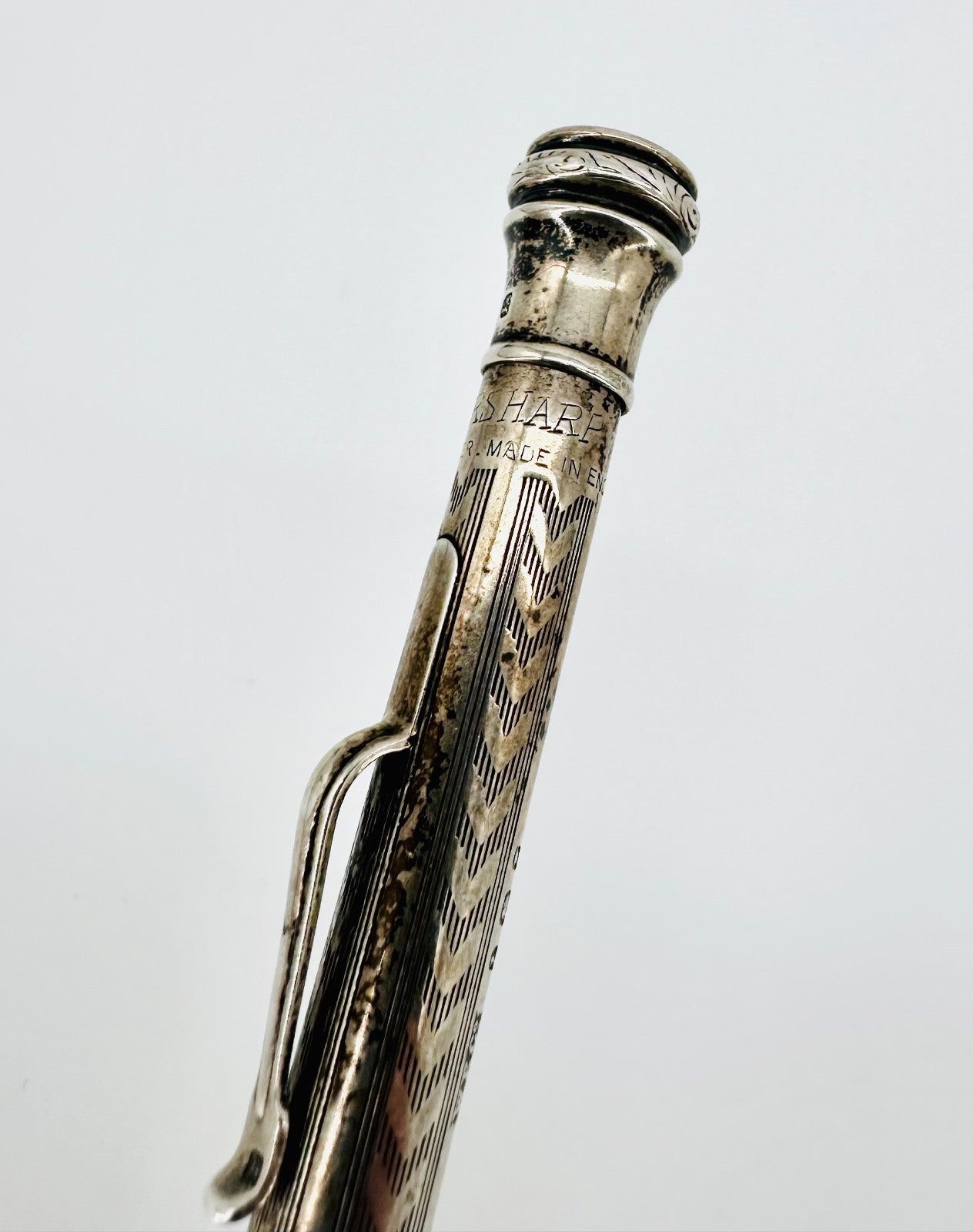 Vintage Sterling Silver Propelling Pencil – Wahl Eversharp Co. Ltd, London 1934