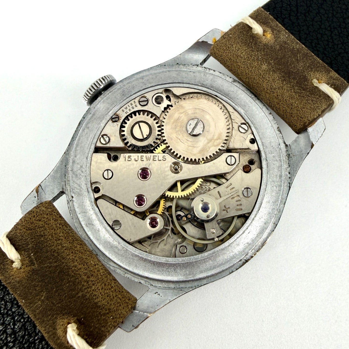 Vintage Swiss Wristwatch – “Ancre 15 Rubis” – AS 1002 / 984 - c.1940s - Working