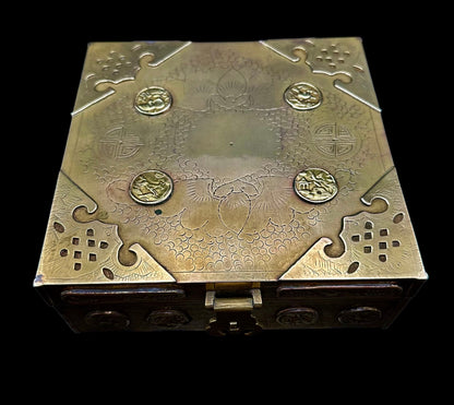 Antique Chinese Brass Box