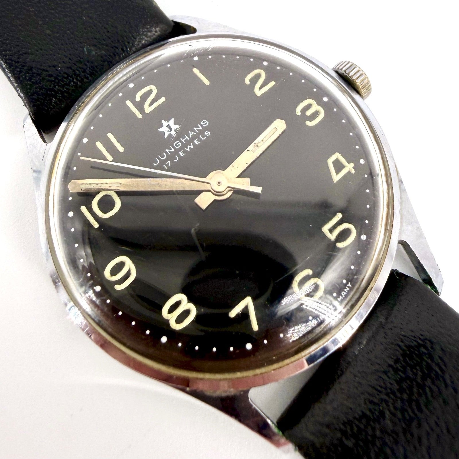 Vintage Junghans 620.00 Wristwatch, 17 Jewels, Manual Wind, c.1967–1972, Working