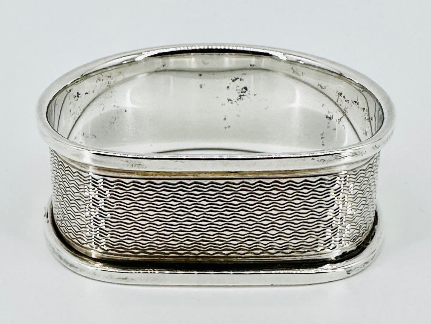 Vintage Sterling Silver Napkin Ring – Birmingham 1966 – W I Broadway & Co