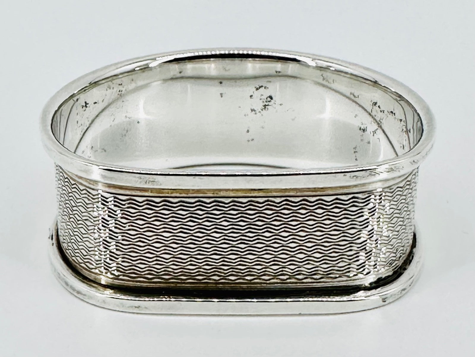 Vintage Sterling Silver Napkin Ring – Birmingham 1966 – W I Broadway & Co