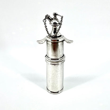 Antique Sterling Silver Scent Bottle / Atomiser – London Import 1913