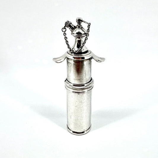 Antique Sterling Silver Scent Bottle / Atomiser – London Import 1913