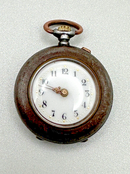 Antique Diamond Set Case Pocket Watch - Spares or Repair