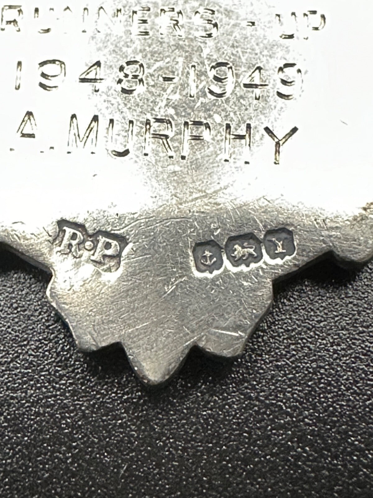 Vintage Silver Fob Pendant - Birmingham 1948 Robert Pringle & Sons