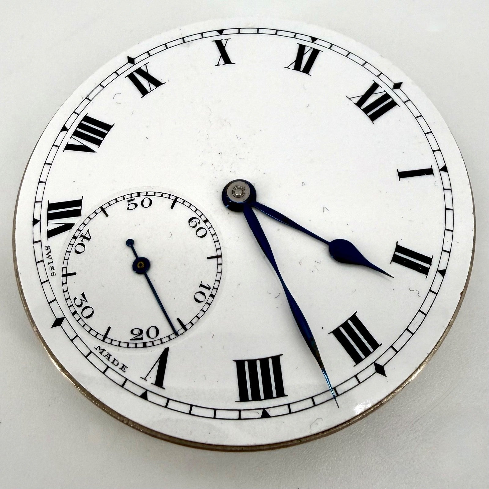 Antique Cyma Tavannes Pocket Watch Movement Swiss Made Ref 918 Working