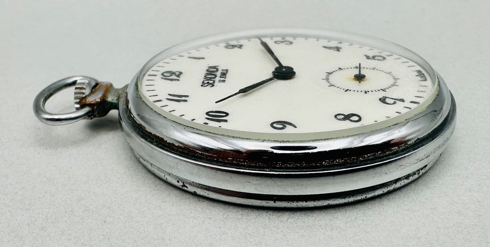 Vintage Sekonda 18 Jewels Pocket Watch – USSR Made – Working – 3602 Movement