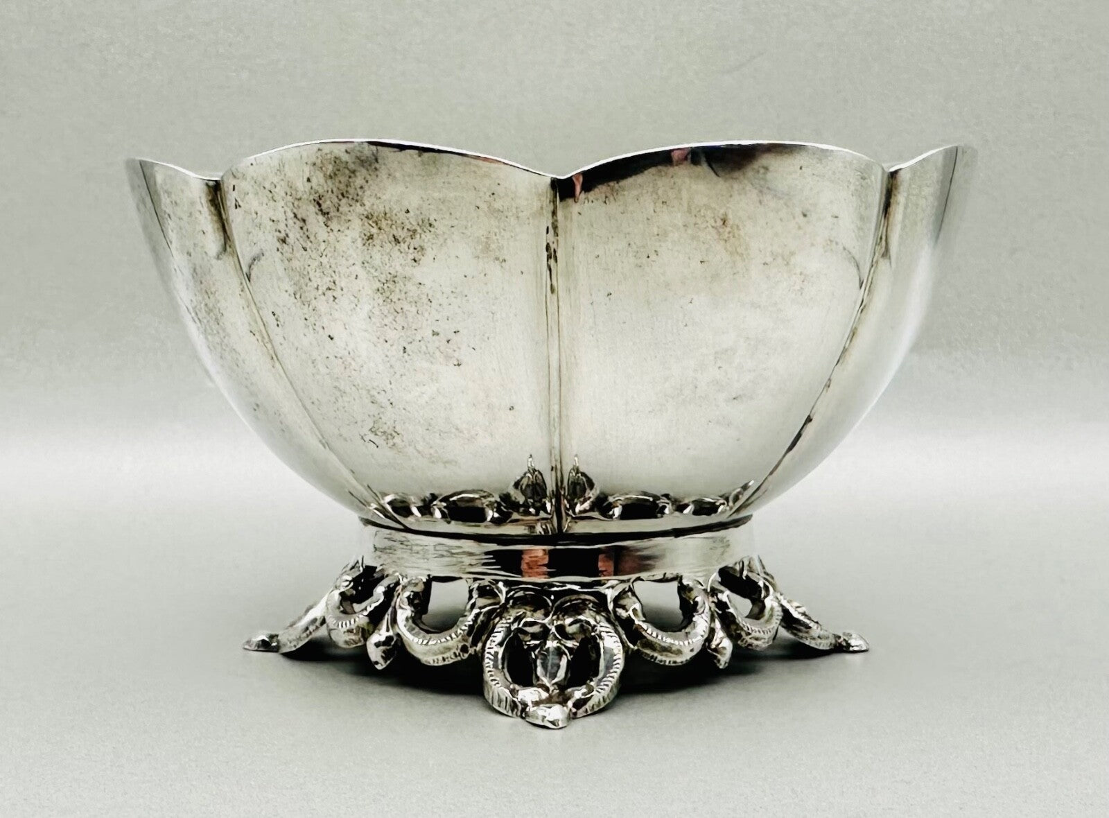 Antique Silver Bowl - 72.8g Stamped Silver