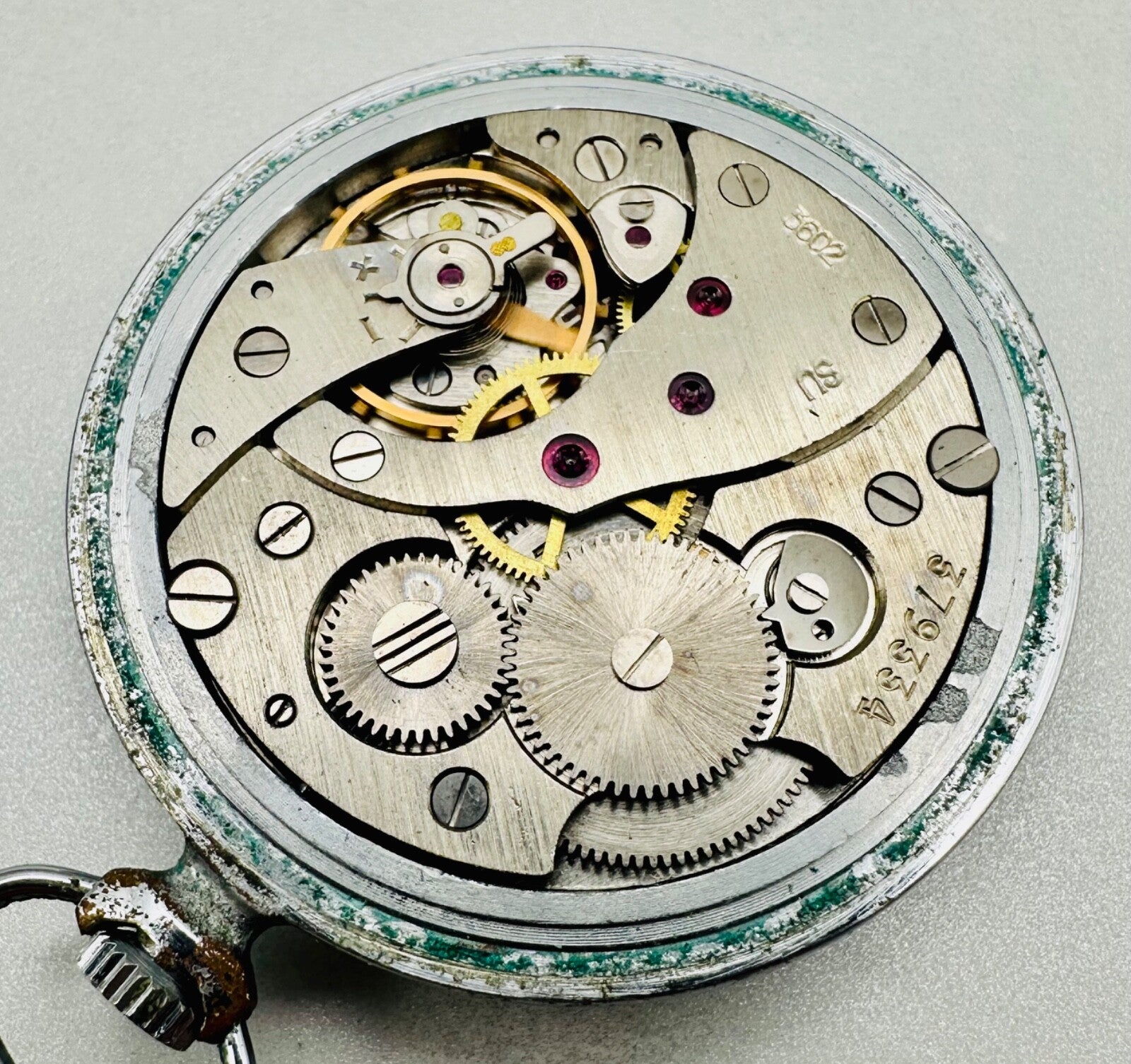 Vintage Sekonda 18 Jewels Pocket Watch – USSR Made – Working – 3602 Movement