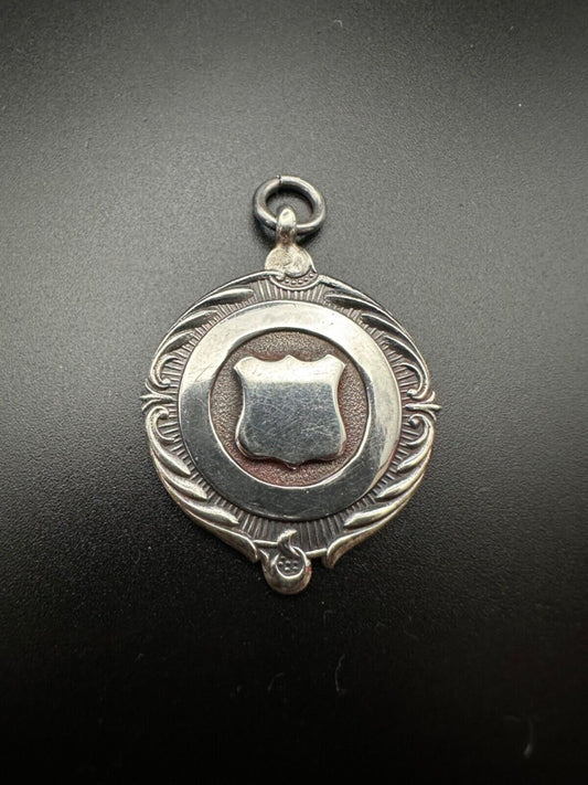 Vintage Silver Fob Pendant - Birmingham 1932 William Hair Haseler