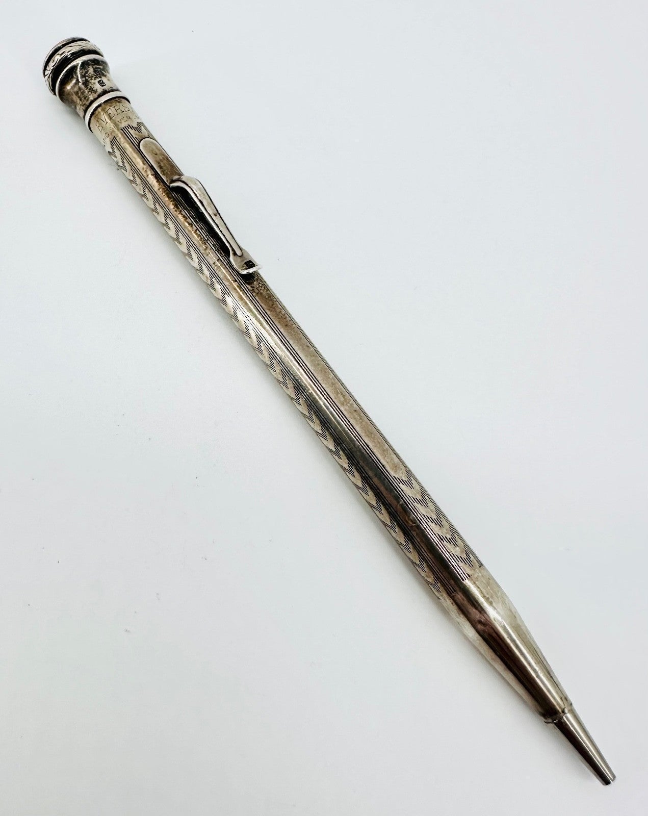 Vintage Sterling Silver Propelling Pencil – Wahl Eversharp Co. Ltd, London 1934