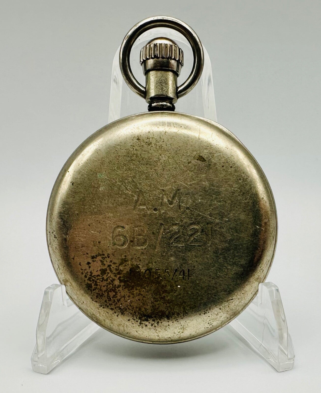 Antique RAF Military Stopwatch - Dennison Case - Air Ministry 6B/221 - Working