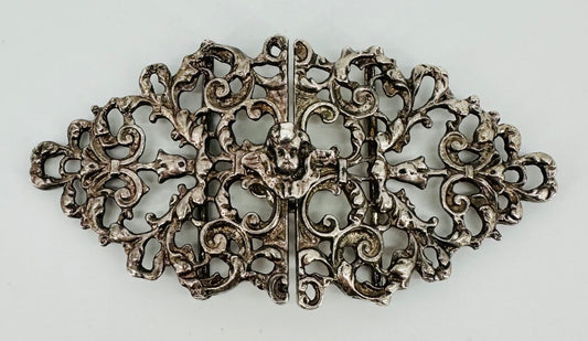Vintage Sterling Silver Cherub Belt Buckle – Birmingham 1979, KEW
