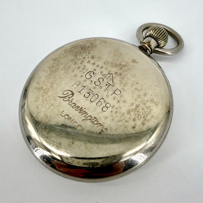 WWII GSTP Pocket Watch – Bravingtons, Buren Grand Prix – With Named WWI Ephemera