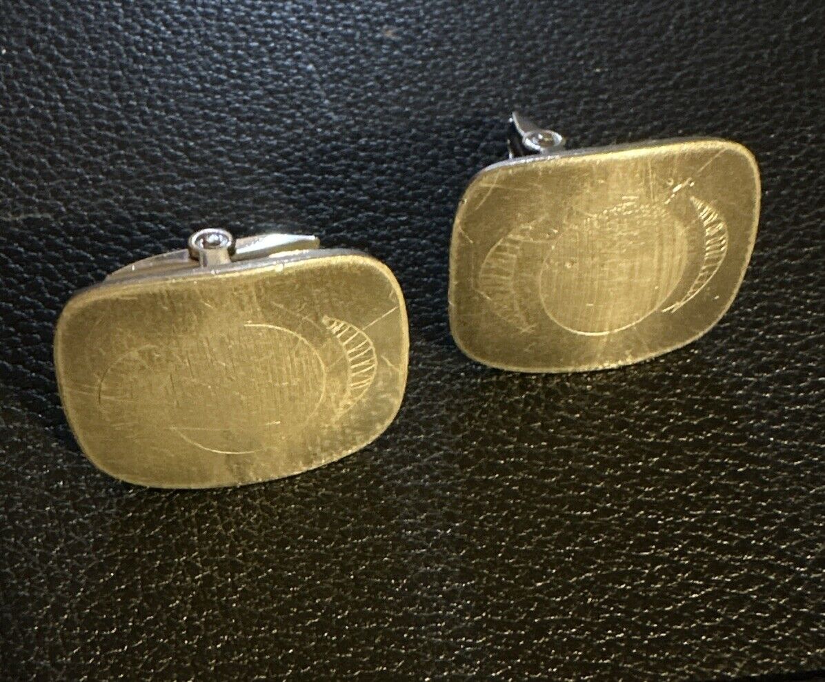 Vintage Stainless Steel Cufflinks