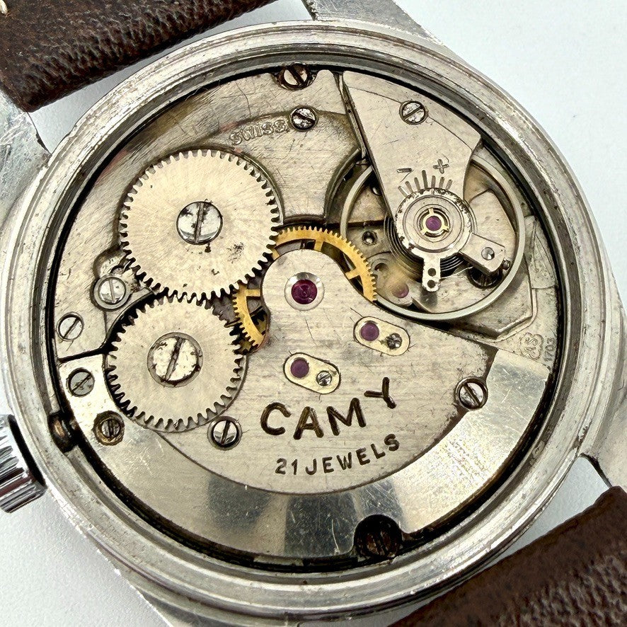 Vintage Camy Manual Wind Watch – AS 1703 – 21 Jewels – Working