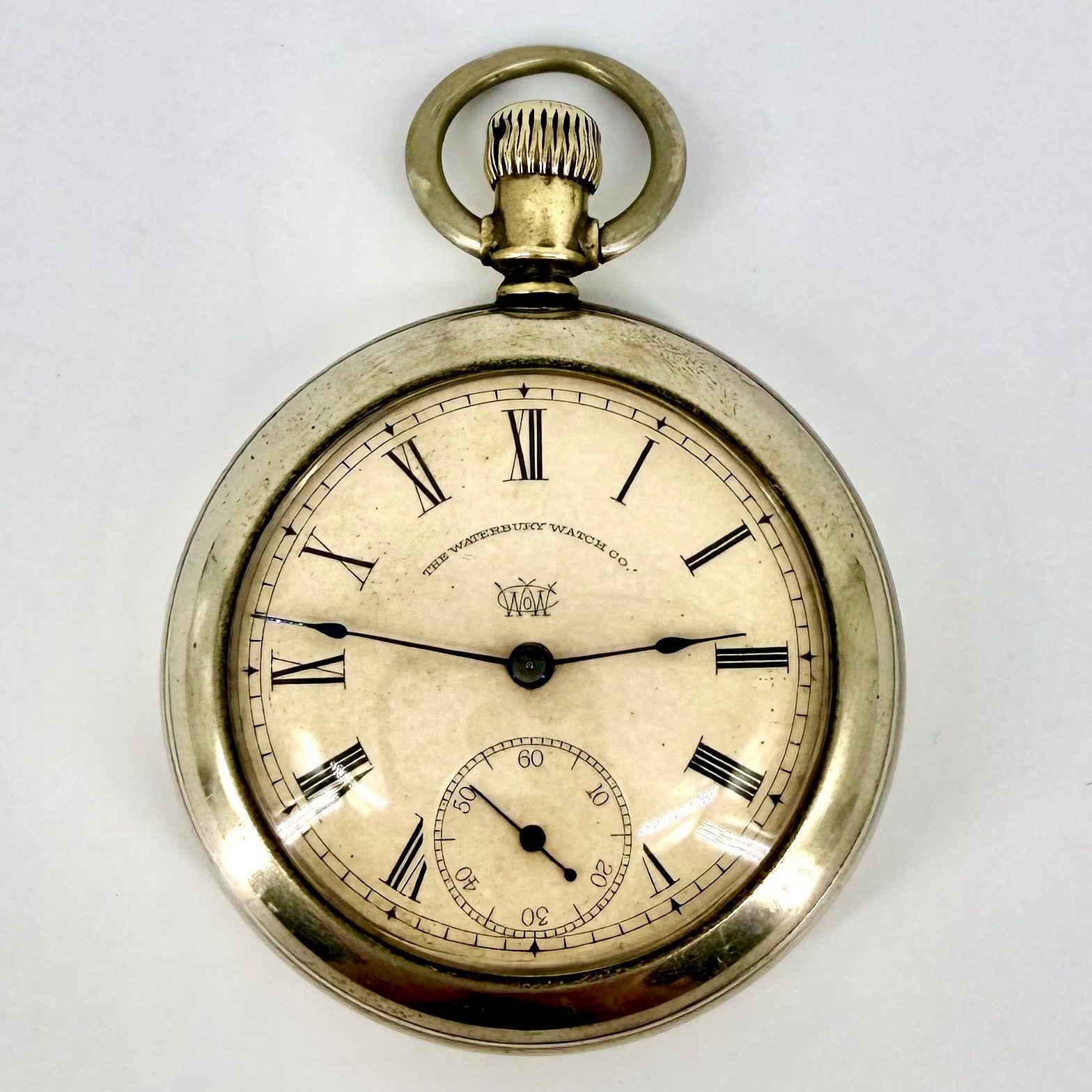 Antique “The Waterbury Watch Co.” Pocket Watch – Working – Series J - c.1890s