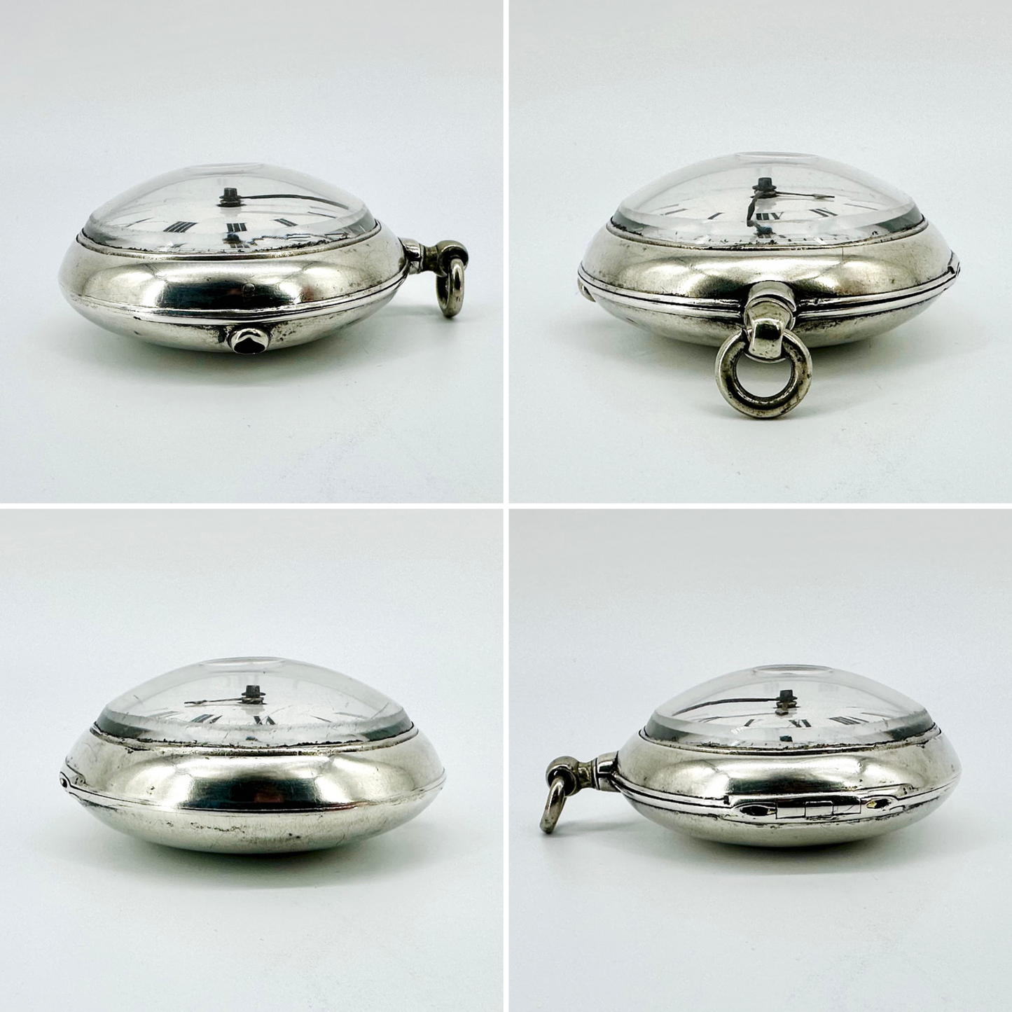 Antique Silver Pair-Cased Verge Fusee Pocket Watch – Charles Percy, London, 1801