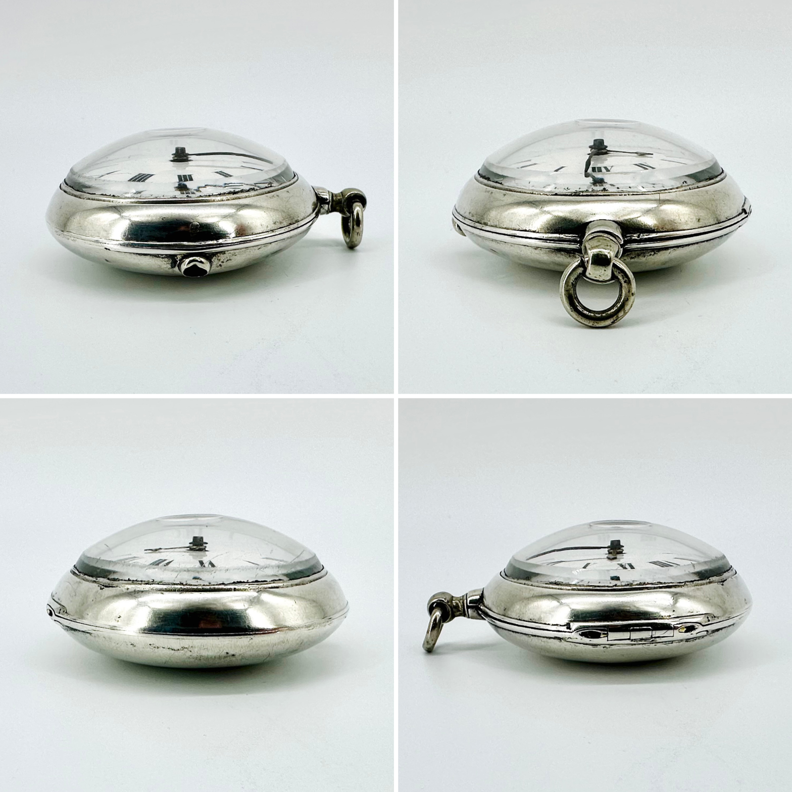 Antique Silver Pair-Cased Verge Fusee Pocket Watch – Charles Percy, London, 1801