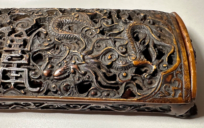 Antique Carved Resin Decorative Box