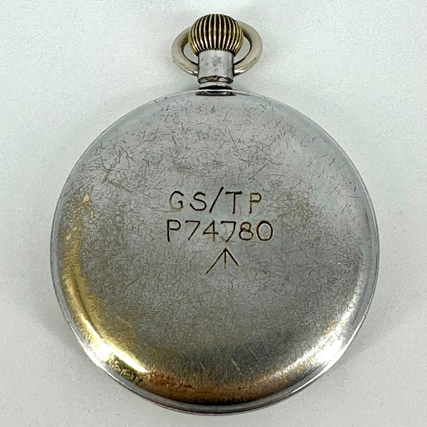 Vintage Helvetia 32A GS/TP Military Pocket Watch – WW2 Era – Swiss Made – 52mm