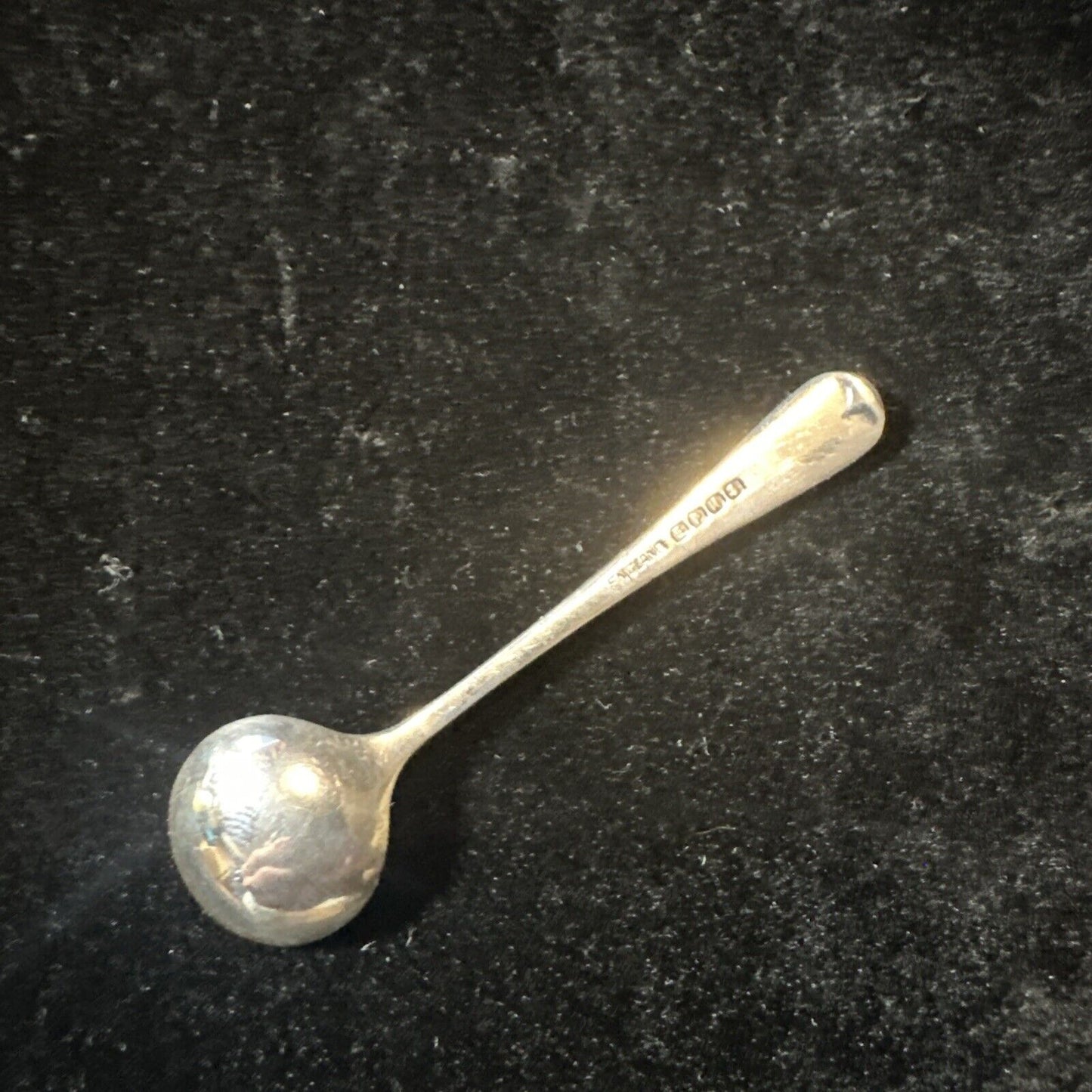 Antique Silver Plated Salt Spoon - EPNS