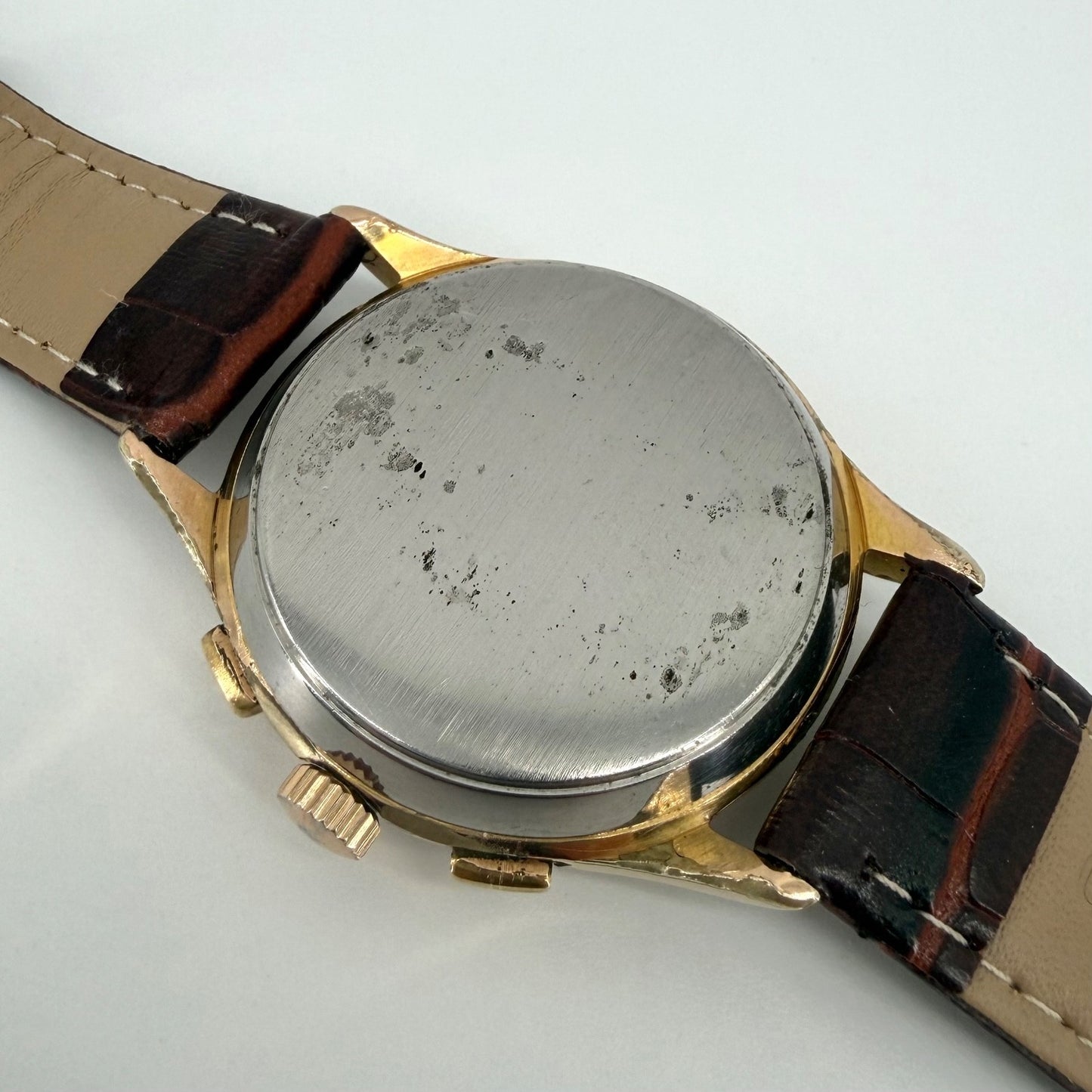 Vintage NIGA Swiss Chronograph Watch – Landeron 51 – Gold Plated – c.1940s–50s