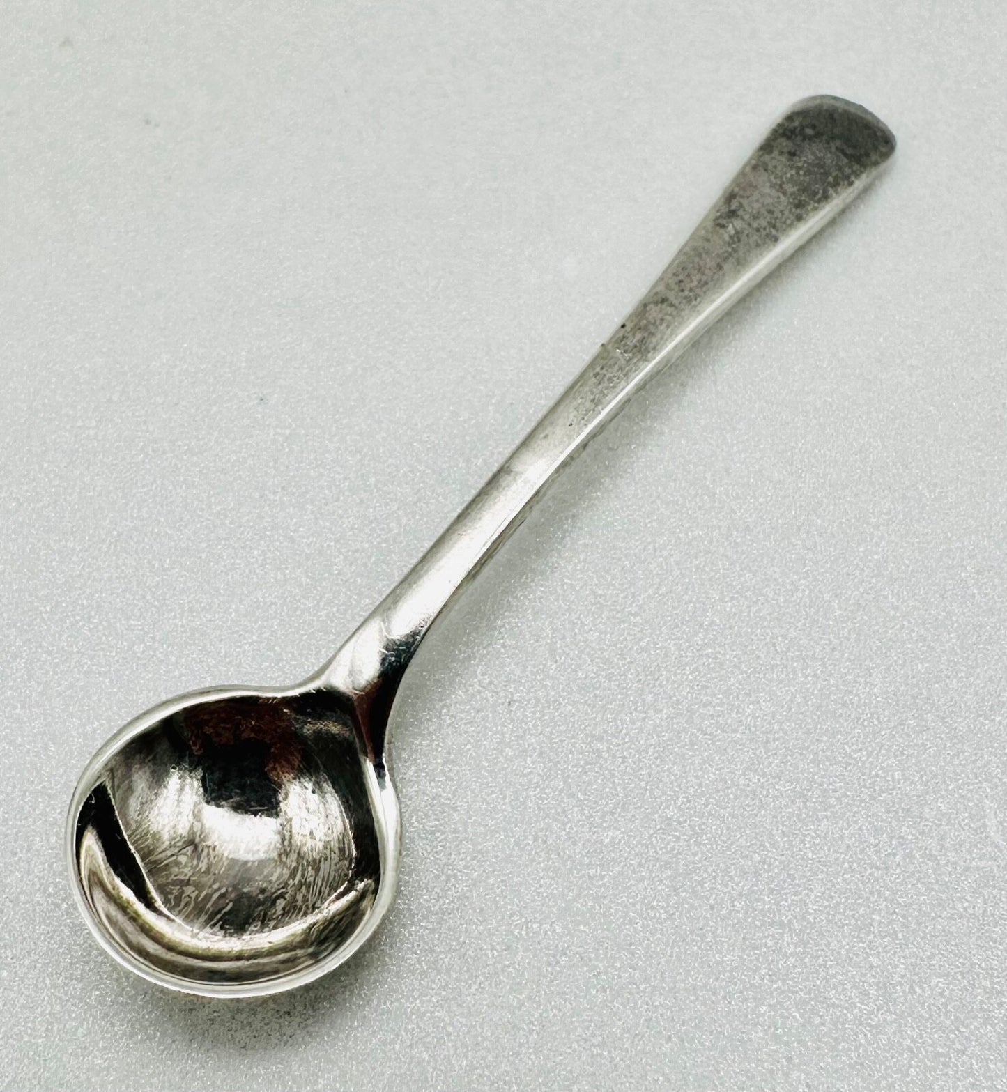 Vintage Silver Salt Spoon – Hallmarked Birmingham 1958 – John Rose