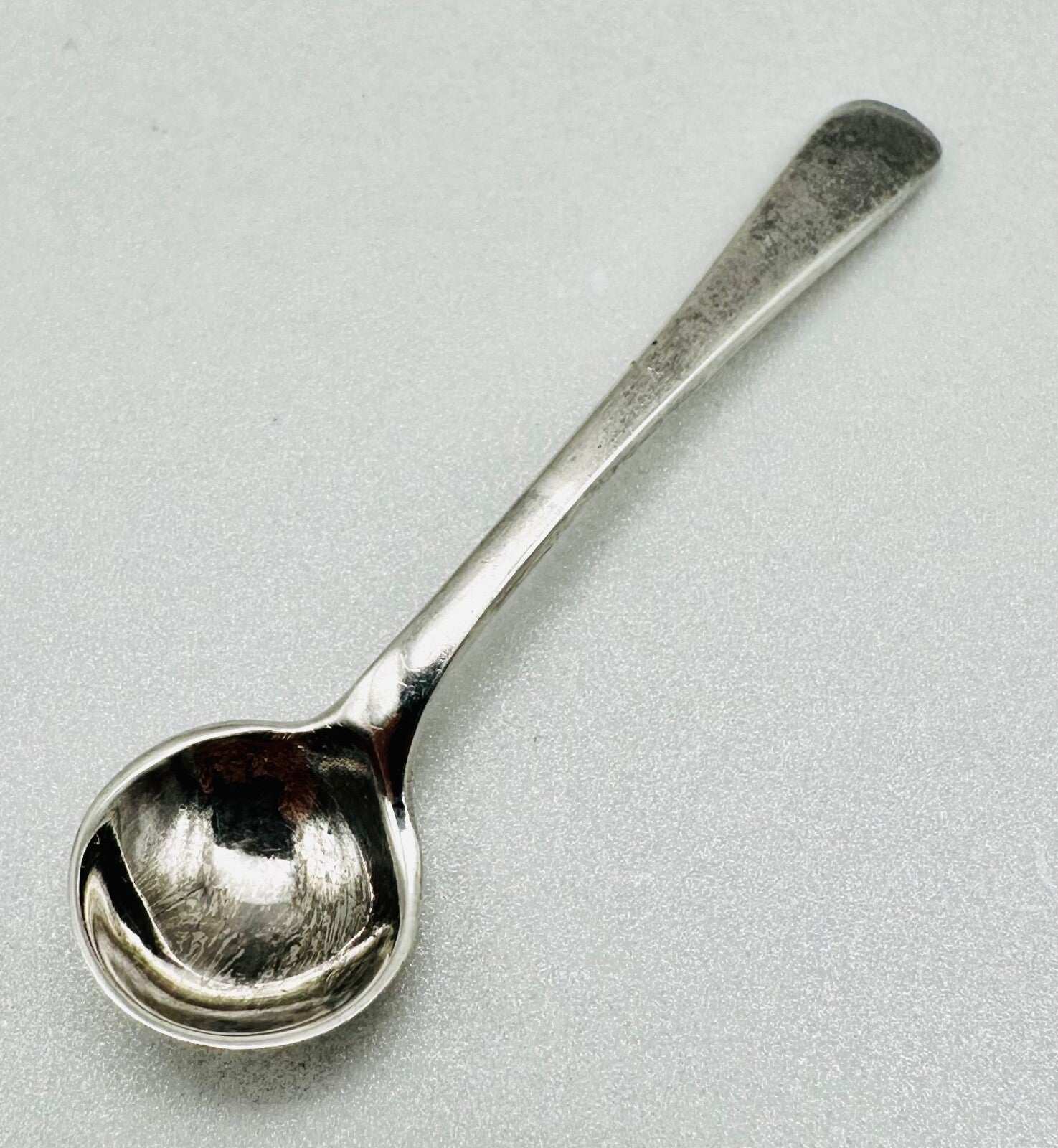 Vintage Silver Salt Spoon – Hallmarked Birmingham 1958 – John Rose