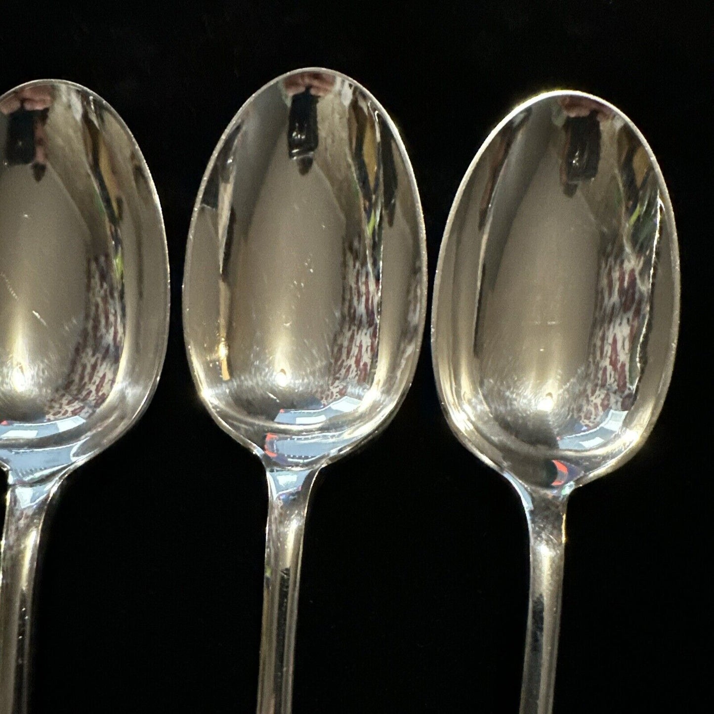 Antique Set of 6 Silver Plated Spoons - Walker & Hall