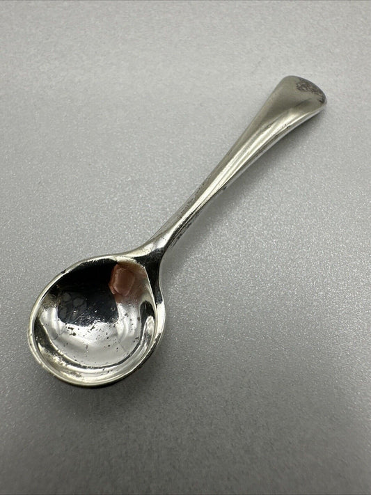 Antique Silver Plated Salt Spoon