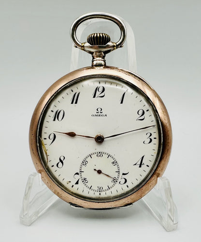Antique Omega Silver Cased Pocket Watch – 1916–1923