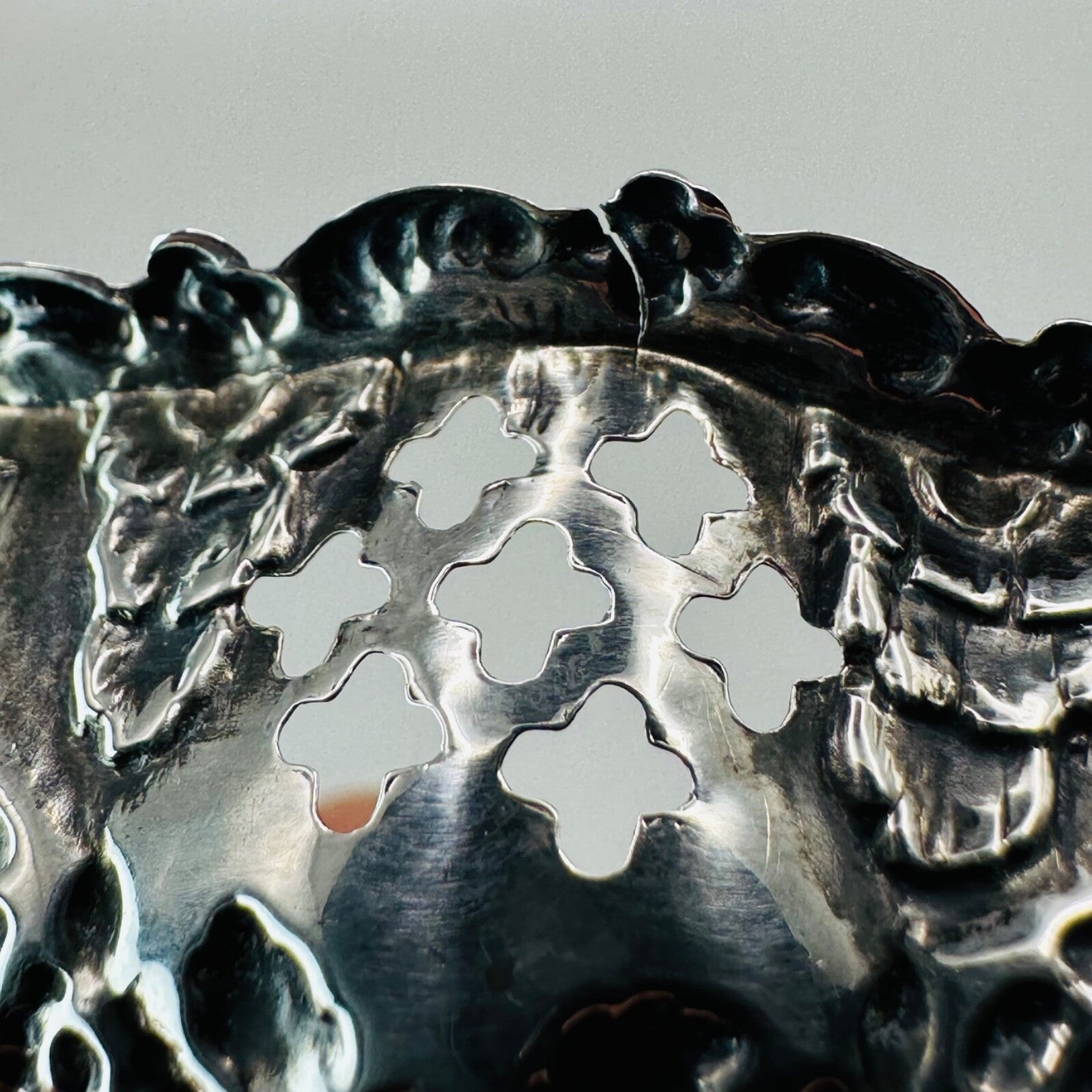 Pair of Antique Silver Trinket Dishes - Birmingham 1901 by William Devenport